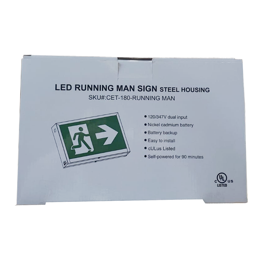 LED Running Man Exit signs - Image 2