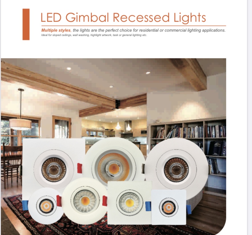 LED Recessed Gimbal Ceiling Lights - Image 6